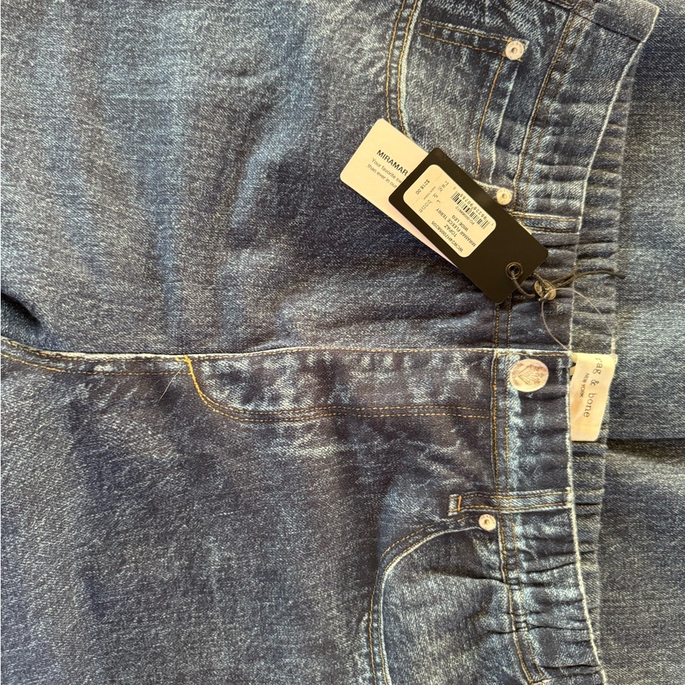 rag & bone Blue Flare & Wide Leg Jeans - Picture 3 of 5